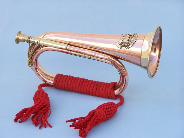 Copper/brass Scout bugle