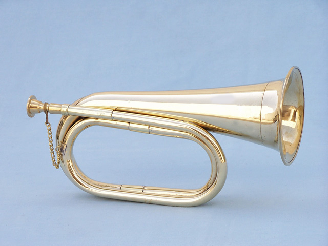 Brass bugle