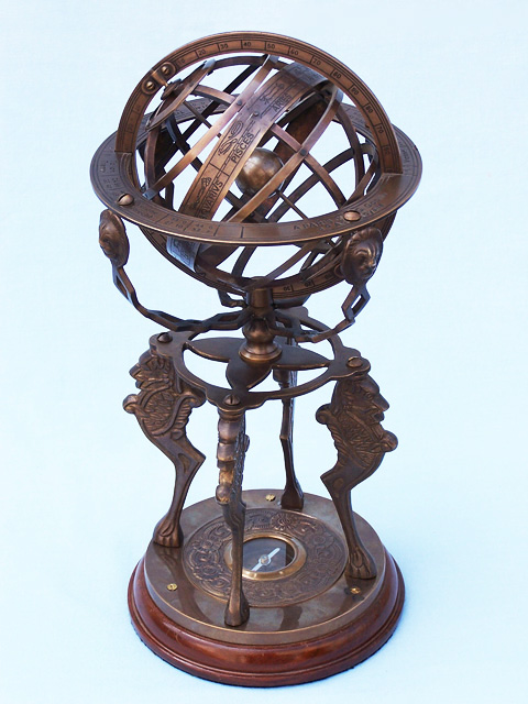 Armilliary sphere sundial