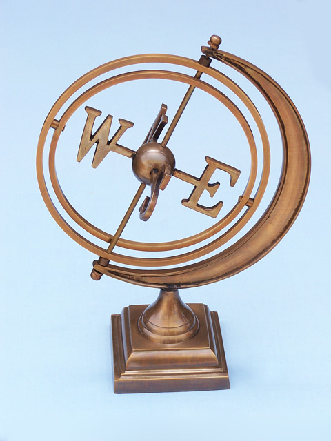 Armilliary sphere sundial