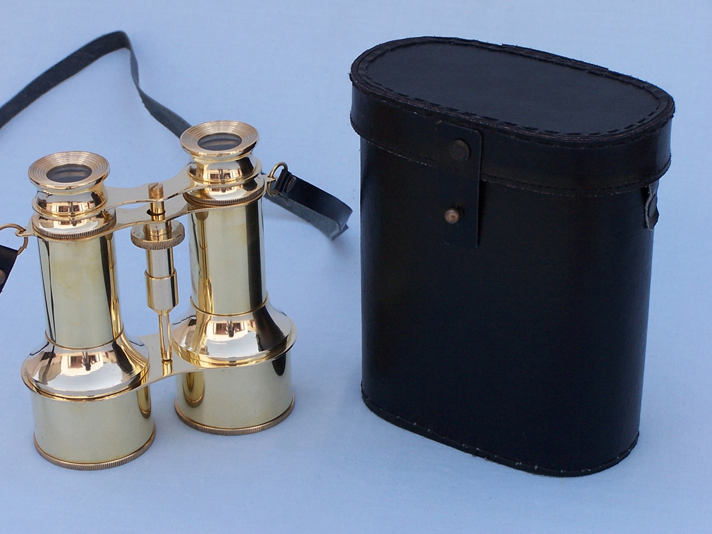 Brass binocular