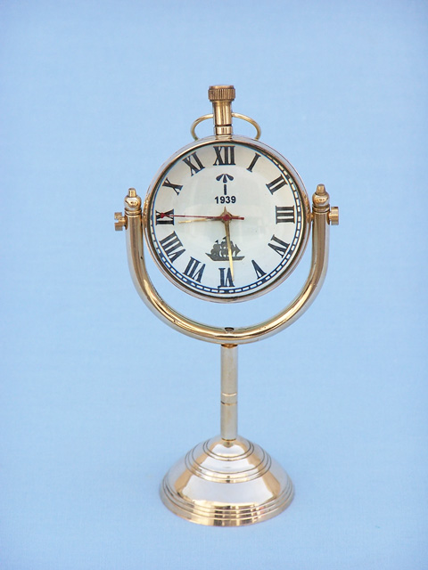 Brass stand clock