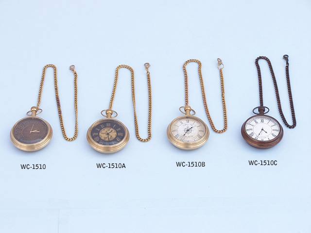 Brass pocket watch