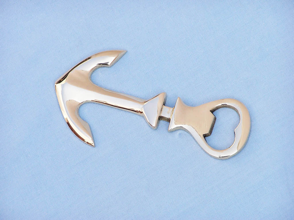 Brass Bottle opener anchor