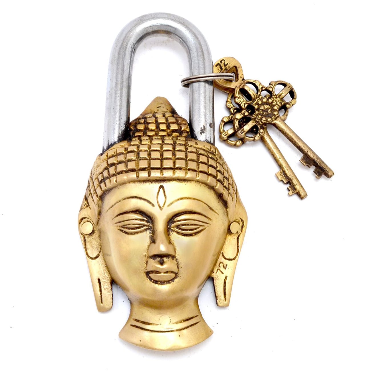 Brass lord buddha door pad locks