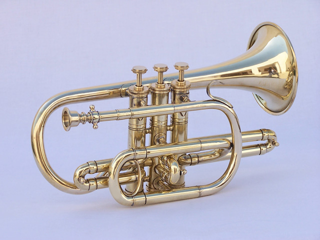 Brass cornet