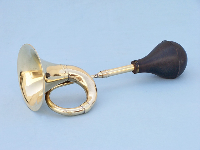 Brass U taxi horn