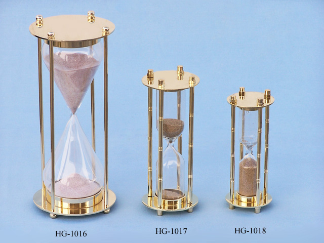 Brass sand timer