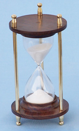 Wooden sand timer