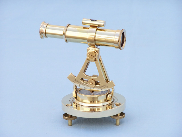 Telescopic alidade with compass