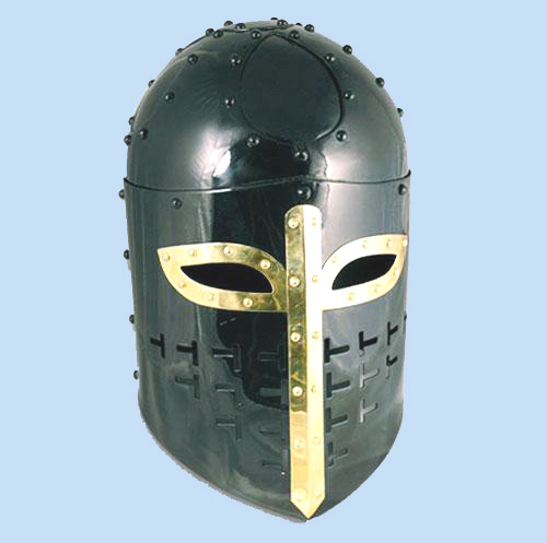 Spangenhelm helmet black