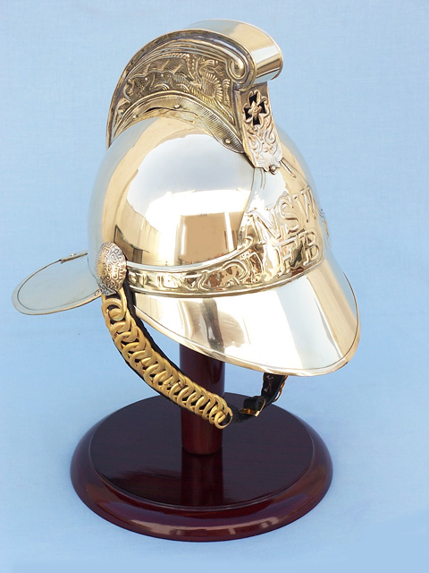 Brass Fireman helmet