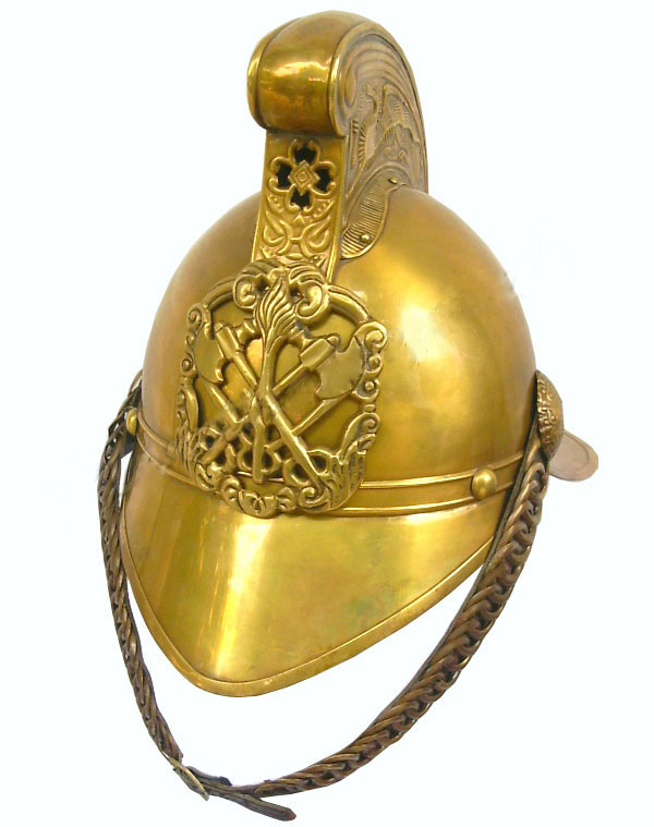 Brass Fireman helmet