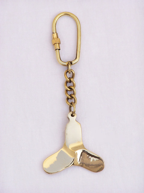 Brass Propeller key chain