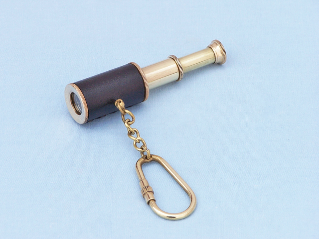 Brass Telescope key chain