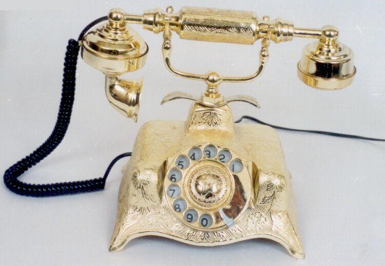 Brass  Retro Style Antique Telephone